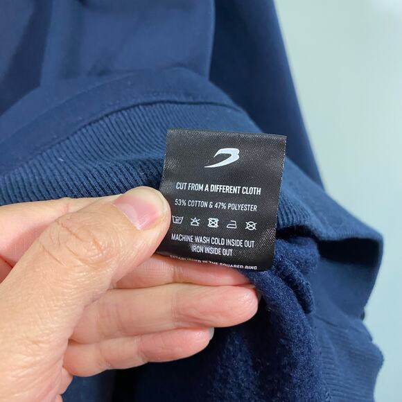 Boxraw Men's Navy Gorilla Patch Pullover Sweatshirt Size L - Picture 7 of 11